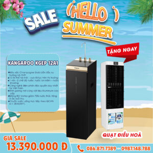 Máy lọc nước Kangaroo Hydrogen ion kiềm KGEP12A1