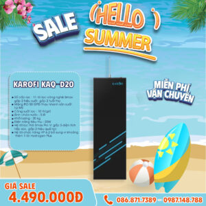 MÁY LỌC NƯỚC KAROFI KAQ-D20 - 11 LÕI MỚI NHẤT