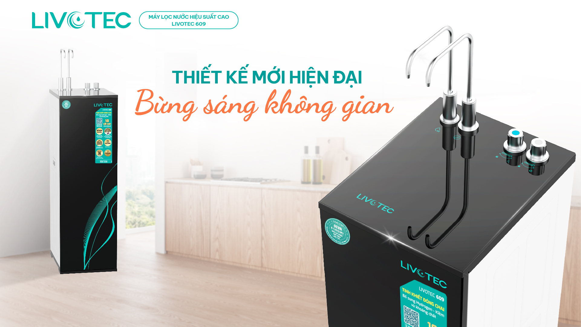 Livotec 609 gây ấn tượng với thiết kế nhỏ gọn, mạnh mẽ
