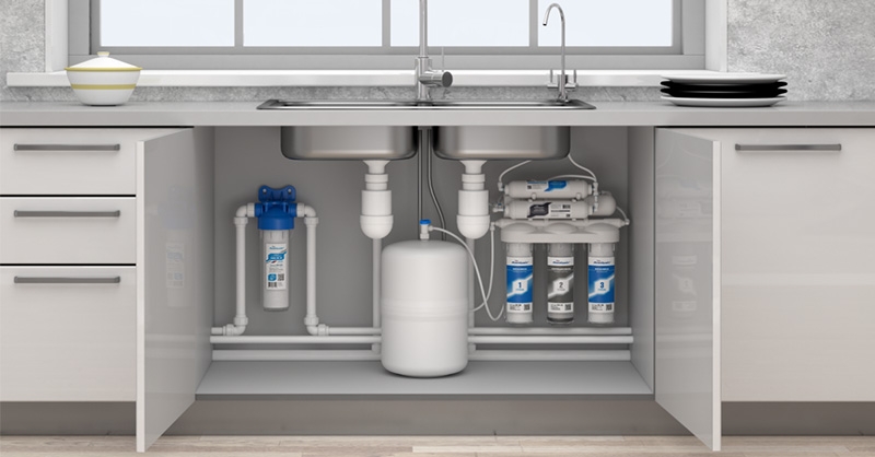 Cách lắp máy lọc nước vào tủ bếp và những lưu ý quan trọng