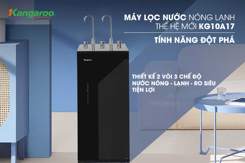 Thiết kế 2 vòi 3 chế dộ nóng lạnh