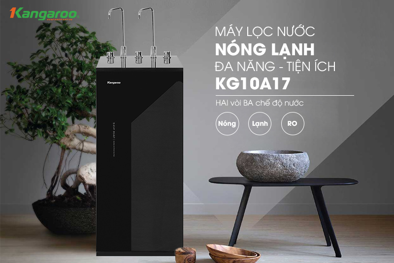 Máy lọc nước nóng lạnh kangaroo KG10A17