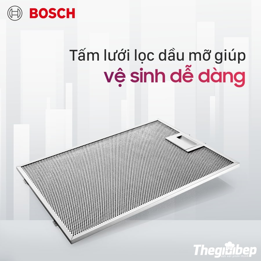 Tấm lưới lọc dầu mỡ giúp vệ sinh dễ dàng