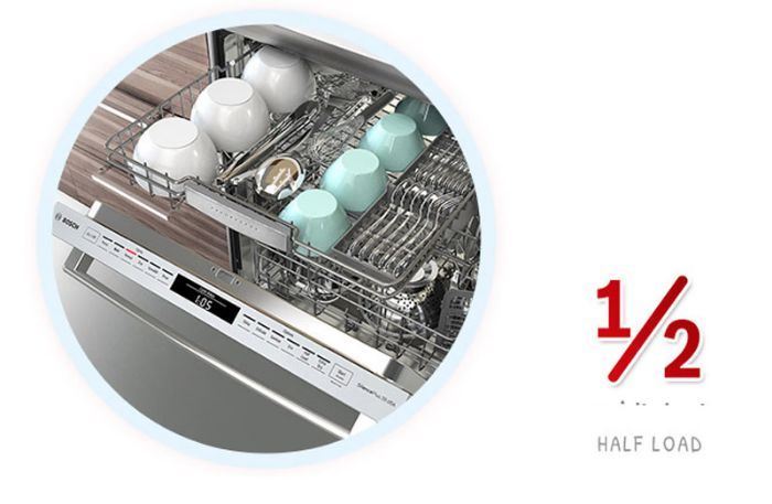 Tính năng rửa nửa tải tiện lợi 
